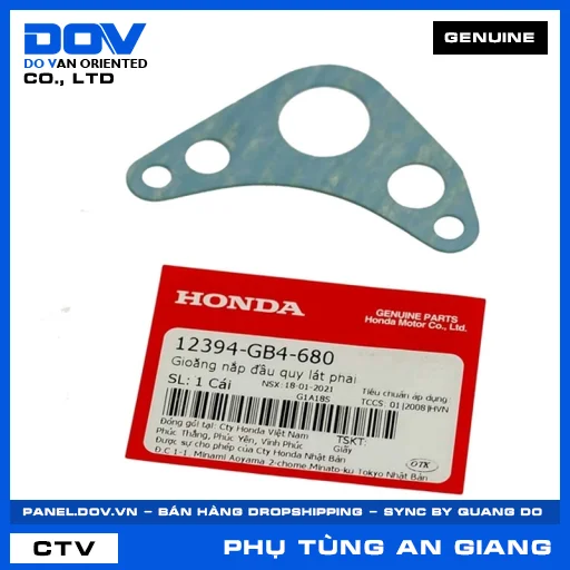 GIOĂNG NẮP ĐẦU QUY LÁT PHẢI — 12394GB4680