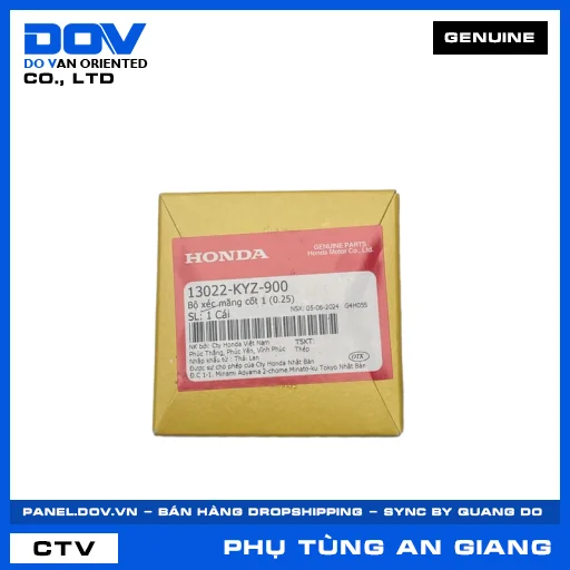 BỘ XÉC MĂNG CỐT 1 (0.25) FUTURE 125, MSX 125, SUPER CUB C125 — 13022KYZ900