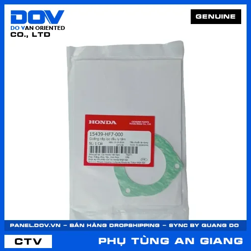 GIOĂNG NẮP LỌC DẦU LY TÂM (lọc nhớt) SUPER DREAM, WAVE 100, WAVE ALPHA — 15439HF7000