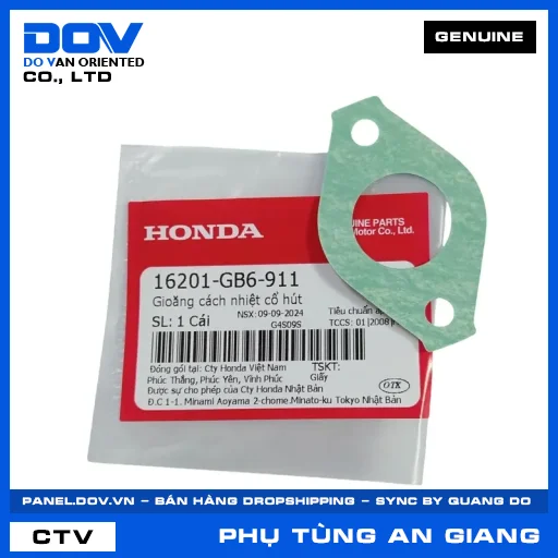 GIOĂNG CÁCH NHIỆT CỔ HÚT SUPER DREAM, WAVE ALPHA — 16201GB6911
