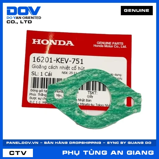 GIOĂNG CÁCH NHIỆT CỔ HÚT — 16201KEV751
