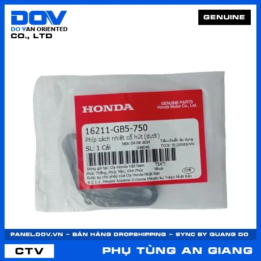 PHÍP CÁCH NHIỆT CỔ HÚT (DƯỚI) SUPER DREAM, WAVE ALPHA — 16211GB5750