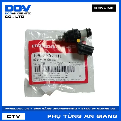 BỘ PHUN NHIÊN LIỆU FUTURE 125, MSX 125, VISION 110, WAVE RSX 110 — 16450K03H11