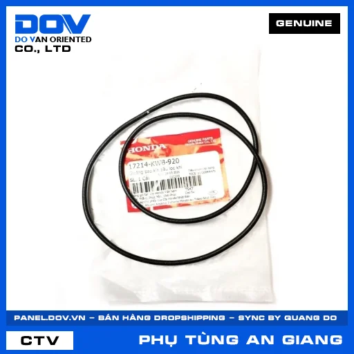 GIOĂNG BAO KÍN BẦU LỌC KHÍ (lọc gió) BLADE 110, DREAM 110, WAVE ALPHA 110, WAVE RSX 110 — 17214KWB920