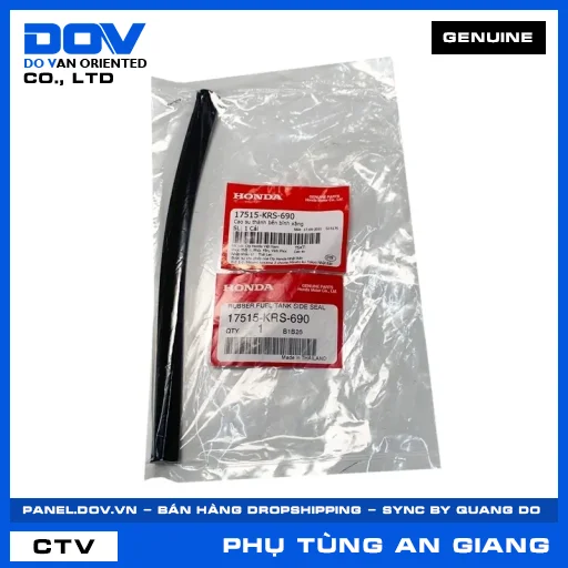 Cao su thành bên bình xăng WAVE ALPHA — 17515KRS690
