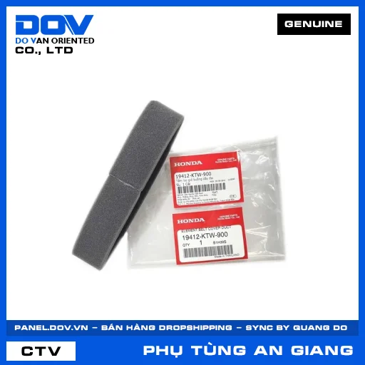 TẤM LỌC GIÓ BUỒNG DÂY ĐAI (lọc khí) — 19412KTW900