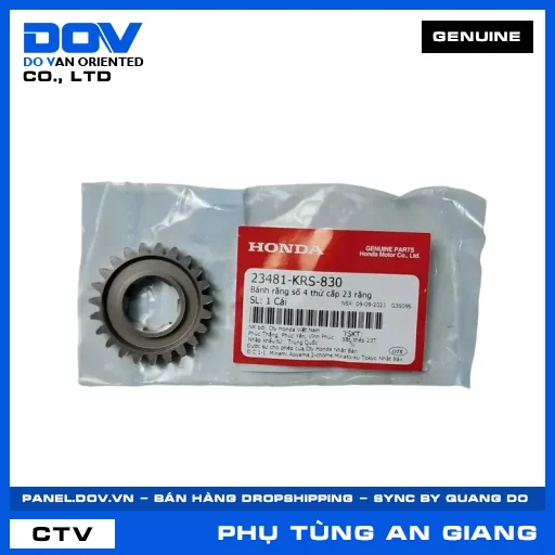 BÁNH RĂNG SỐ 4 THỨ CẤP 23 RĂNG WAVE 100, WAVE ALPHA — 23481KRS830