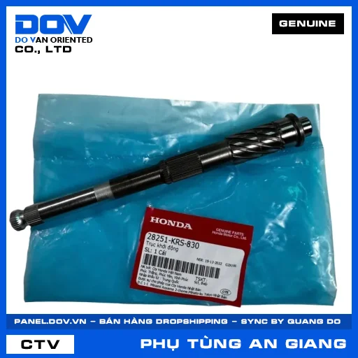 TRỤC KHỞI ĐỘNG SUPER DREAM, WAVE ALPHA — 28251KRS830
