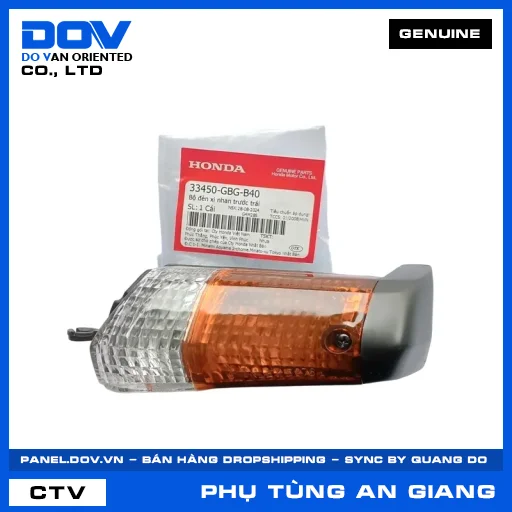 BỘ ĐÈN XI NHAN TRƯỚC TRÁI (đèn báo rẽ) — 33450GBGB40