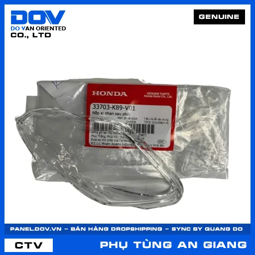 NẮP XI NHAN SAU PHẢI (đèn báo rẽ) WAVE ALPHA 110, WAVE RSX 110 — 33703K89V01
