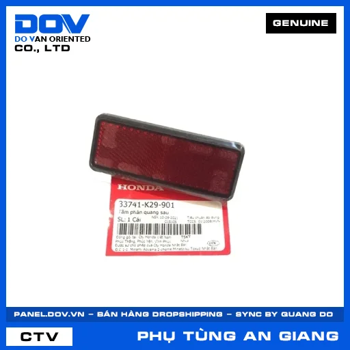TẤM PHẢN QUANG SAU LEAD 125, PCX, PCX 125/150, SH 125/150 — 33741K29901