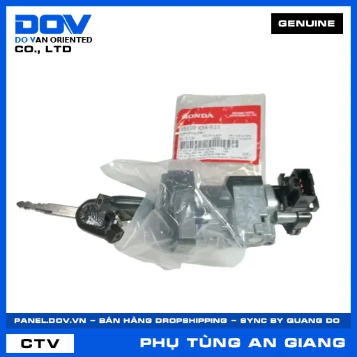 CỤM KHOÁ ĐIỆN WAVE 100, WAVE ALPHA — 35100KTL680