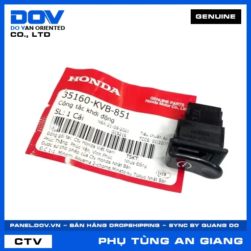 CÔNG TẮC KHỞI ĐỘNG AIR BLADE 110, WAVE 100 — 35160KVB851