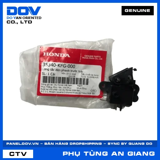 CÔNG TẮC ĐÈN PHANH TRƯỚC TRÁI (thắng) SH 125/150 — 35340KFG000