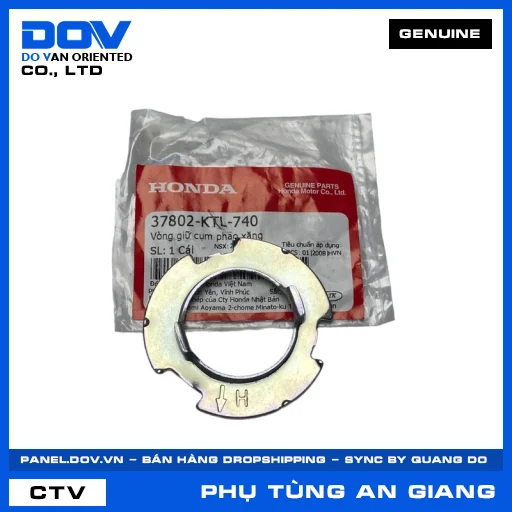 VÒNG GIỮ CỤM PHAO XĂNG BLADE 110, DREAM 110, FUTURE 125, WAVE ALPHA — 37802KTL740