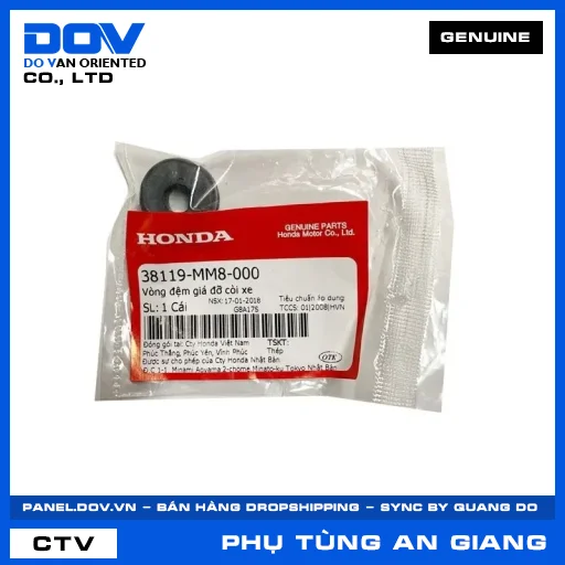 VÒNG ĐỆM GIÁ ĐỠ CÒI XE AIR BLADE 125, AIR BLADE 125/150, AIR BLADE 125/160, PCX — 38119MM8000