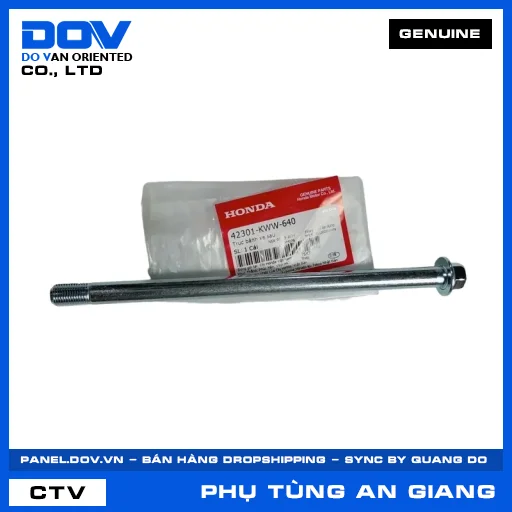 TRỤC BÁNH XE SAU BLADE 110, DREAM 110, WAVE ALPHA 110, WAVE RSX 110 — 42301KWW640