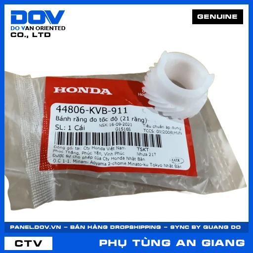 BÁNH RĂNG ĐO TỐC ĐỘ (21 RĂNG) AIR BLADE 110, CLICK 110, LEAD 110, VISION 110 — 44806KVB911