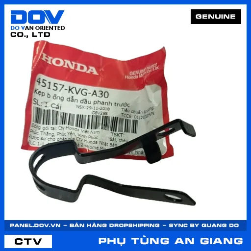 KẸP B ỐNG DẪN DẦU PHANH TRƯỚC (thắng) AIR BLADE 110 — 45157KVGA30