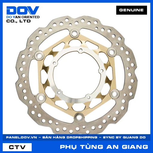 ĐĨA PHANH TRƯỚC TRÁI (đĩa thắng) — 45220MKSE21