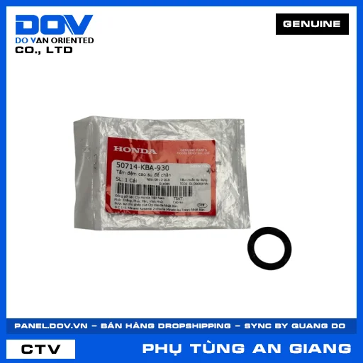 TẤM ĐỆM CAO SU ĐỂ CHÂN CB500X, DREAM 110, NX500 — 50714KBA930