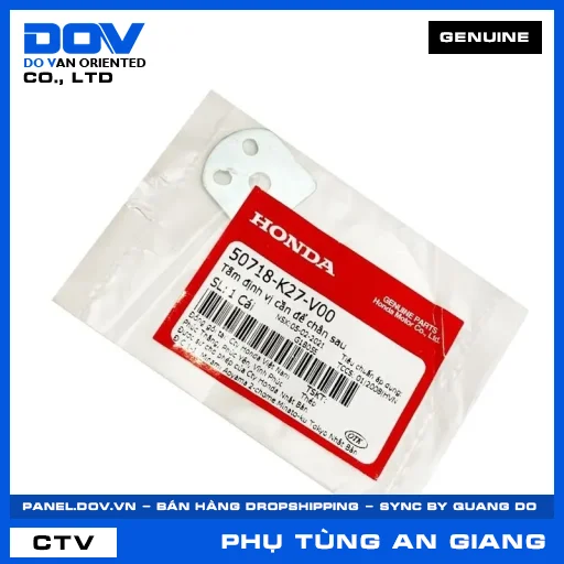 TẤM ĐỊNH VỊ CẦN ĐỂ CHÂN SAU AIR BLADE 125, AIR BLADE 125/150, AIR BLADE 125/160 — 50718K27V00