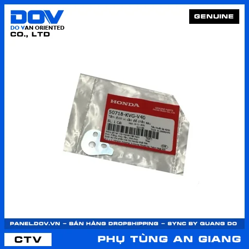 TẤM ĐỊNH VỊ CẦN ĐỂ CHÂN SAU AIR BLADE 110 — 50718KVGV40