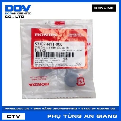 CAO SU B ĐỆM ĐẦU TAY LÁI CB300R, CB500F, CB650R, CBR650R — 53107MY1000
