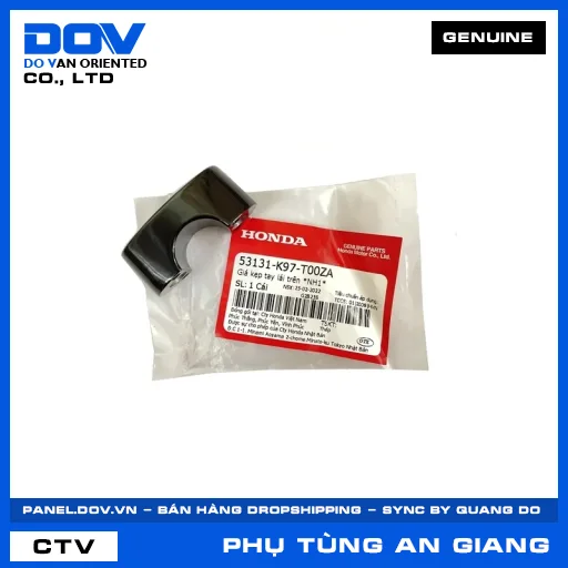 GIÁ KẸP TAY LÁI TRÊN *NH1* PCX, PCX 125/150, PCX 160 — 53131K97T00ZA
