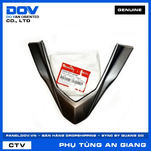 TRANG TRÍ NẮP TAY LÁI FR *NHA62M* AIR BLADE 125 — 53207K27V00ZK