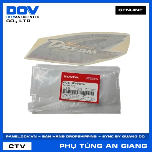 TEM YẾM R150F SUPER DREAM — 64311KFV950ZA