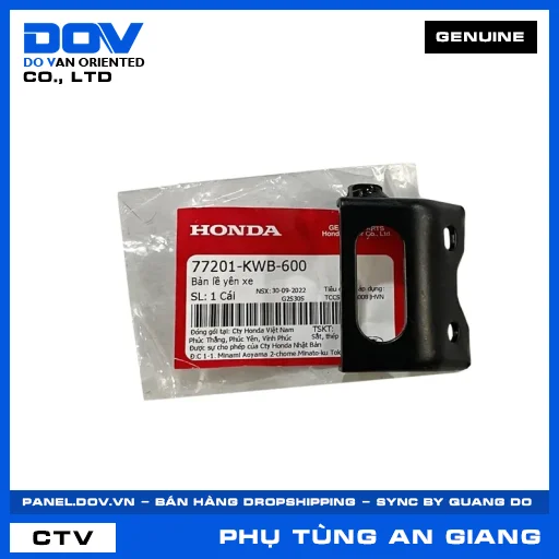BẢN LỀ YÊN XE BLADE 110, FUTURE 125, WAVE RSX 110 — 77201KWB600