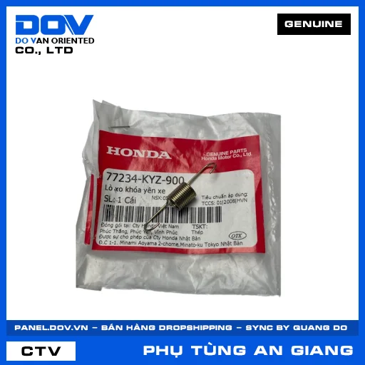 LÒ XO KHÓA YÊN XE FUTURE 125, ICON E, LEAD 125, REBEL 1100 — 77234KYZ900