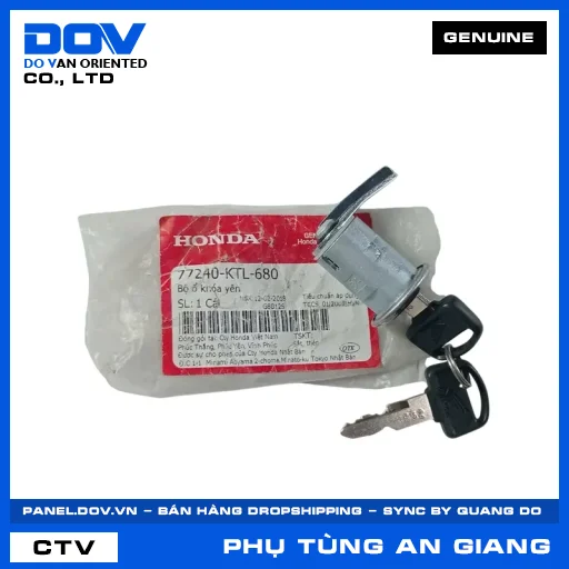 BỘ Ổ KHÓA YÊN WAVE 100 — 77240KTL680