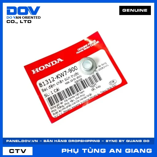 BẠC ĐỆM CHẮN BÙN TRƯỚC (dè) WAVE ALPHA — 81312KW7900