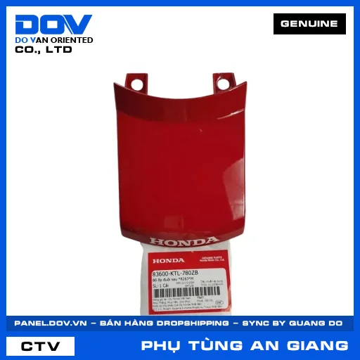 BỘ ỐP ĐUÔI SAU *R263*M WAVE, WAVE ALPHA — 83600KTL780ZB