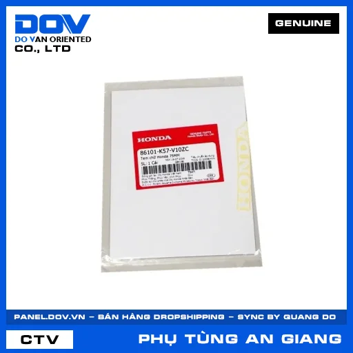 TEM CHỮ HONDA 75MM BLADE 110 — 86101K57V10ZC