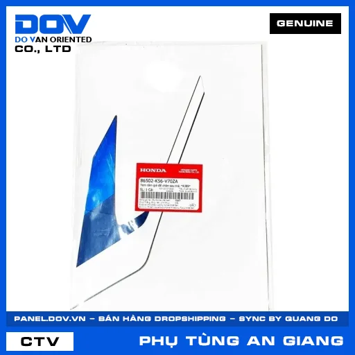 TEM TẤM GIÁ ĐỂ CHÂN SAU TRÁI *R389* WINNER X — 86502K56V70ZA
