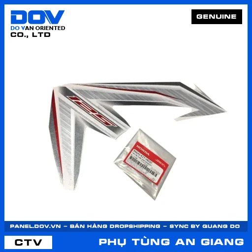 TEM ỐP TRƯỚC PHẢI*NHA62X* AIR BLADE 125 — 86643K27V60ZC