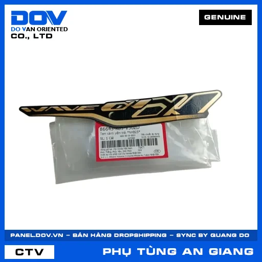 TEM CÁNH YẾM TRÁI *NHB25* WAVE ALPHA 110 — 86643K89V50ZD