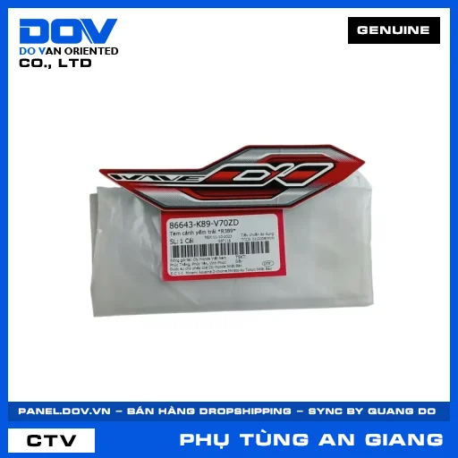 TEM CÁNH YẾM TRÁI *R389* WAVE ALPHA 110 — 86643K89V70ZD