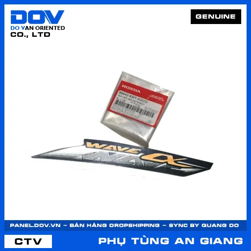 TEM CÁNH YẾM TRÁI*NHB25* WAVE 100 — 86643KWYA30ZD