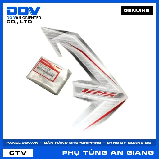 TEM ỐP TRƯỚC TRÁI*NHA62X* AIR BLADE 125 — 86644K27V60ZC