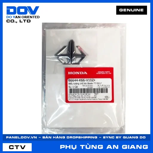 BIỂU TƯỢNG CHỮ AIR BLADE *TYPE1* AIR BLADE 125 — 86644K66V10ZA