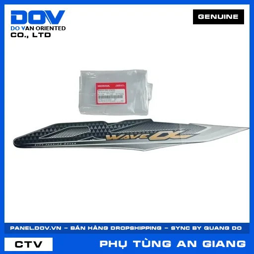 TEM ỐP SƯỜN PHẢI *NHB25* WAVE ALPHA 110 — 86644K89V00ZD