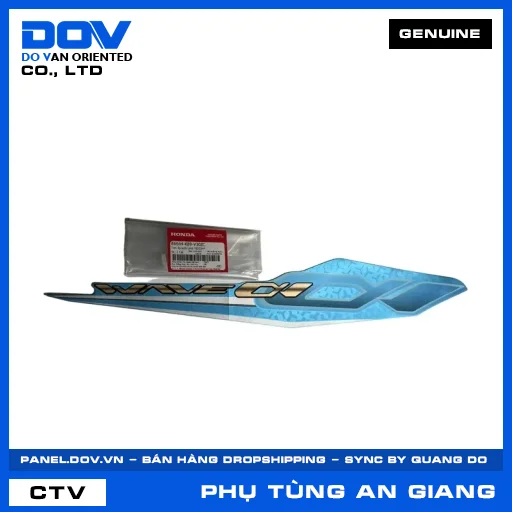 TEM ỐP SƯỜN PHẢI *B203M* WAVE ALPHA 110 — 86644K89V30ZC