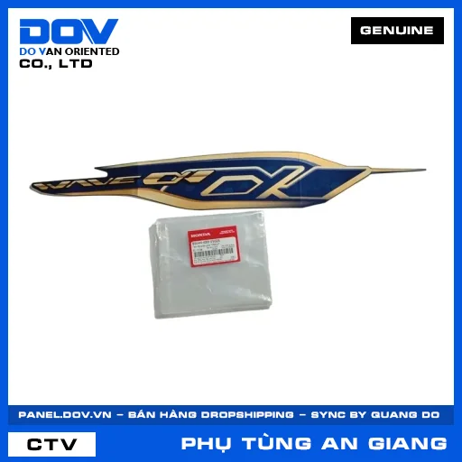 TEM ỐP SƯỜN PHẢI *PB421* WAVE ALPHA 110 — 86644K89V50ZA
