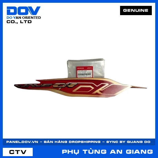 TEM ỐP SƯỜN PHẢI *R263* WAVE ALPHA 110 — 86644K89V50ZE