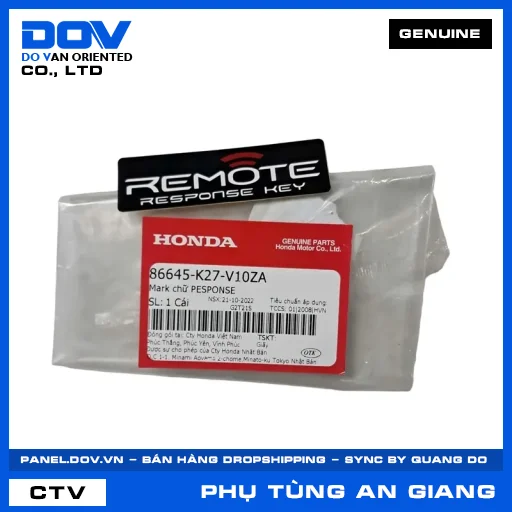 MARK CHỮ PESPONSE AIR BLADE 125 — 86645K27V10ZA