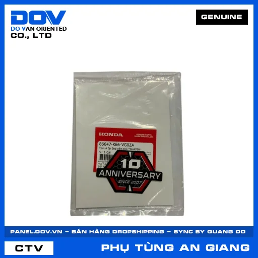 TEM A ỐP ỐNG YẾM TRÁI *NHA76M* — 86647K66VG0ZA